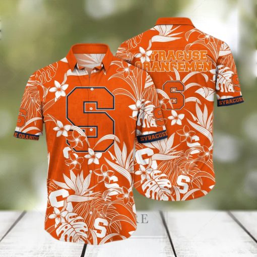 NCAA Syracuse Orange Hawaiian Shirt Beach Gift For Best Friend