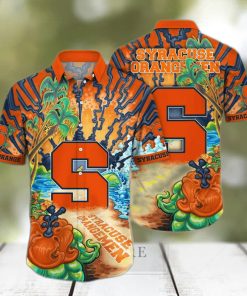 NCAA Syracuse Orange Hawaiian Shirt Birthday Gift For Beach Lovers