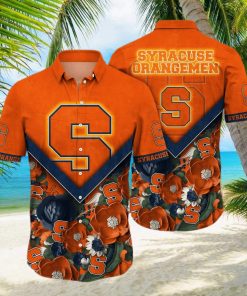 NCAA Syracuse Orange Hawaiian Shirt Gift For Beach Lovers