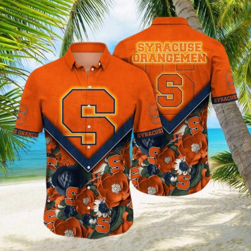 NCAA Syracuse Orange Hawaiian Shirt Gift For Beach Lovers