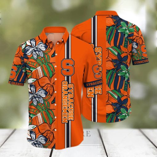 NCAA Syracuse Orange Hawaiian Shirt Summer Aloha Gift For Beach Lovers