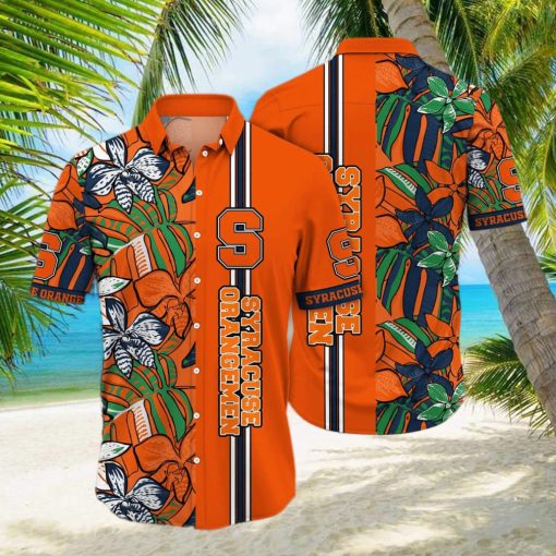 NCAA Syracuse Orange Hawaiian Shirt Summer Aloha Gift For Beach Lovers