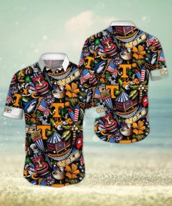 NCAA Tennessee Volunteers Flower Hawaii Shirt Summer Vibes For FootBall Fans