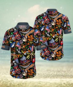 NCAA Texas Longhorns Flower Hawaii Shirt Summer Vibes For FootBall Fans