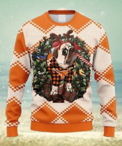 NCAA Texas Longhorns Pub Dog Christmas Ugly 3D Sweater For Men And Women Gift Ugly Christmas