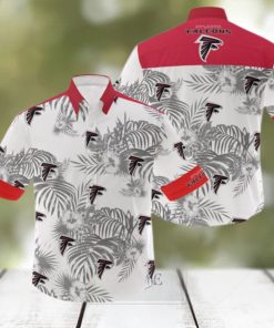 NFL Atlanta Falcons 3D Flowers Leaf Hawaiian Shirt Summer Hot Gift For Fans