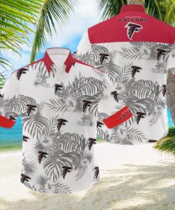 NFL Atlanta Falcons 3D Flowers Leaf Hawaiian Shirt Summer Hot Gift For Fans