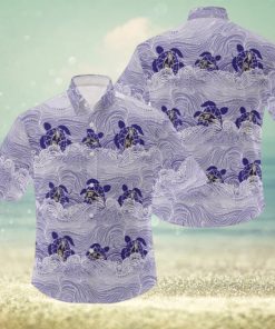 NFL Baltimore Ravens Hawaiian Shirt Holiday Pattern Logo Gift For Men And Women Fans