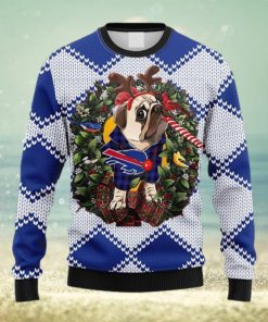 NFL Buffalo Bills Pub Dog Christmas Ugly 3D Sweater For Men And Women Gift Ugly Christmas