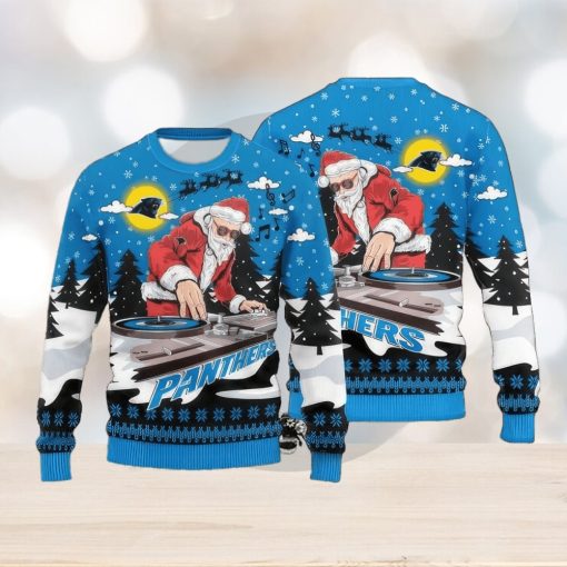 NFL Carolina Panthers Christmas 3D Cosy Knitted Sweater For Fans