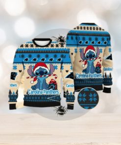 NFL Carolina Panthers Christmas All Over Print Family Knitted Sweater For Men And Women