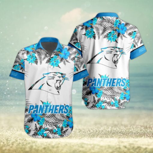 NFL Carolina Panthers Hawaiian Shirt Special Floral Tropical Team Spirit