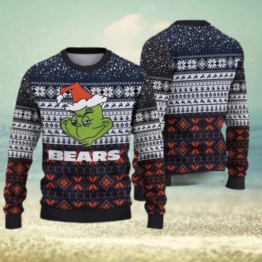 NFL Chicago Bears Christmas 3D Yuletide Knitted Sweater For Fans