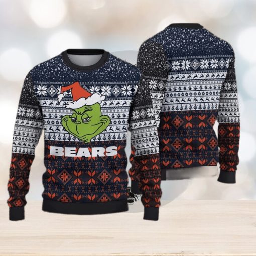 NFL Chicago Bears Christmas 3D Yuletide Knitted Sweater For Fans