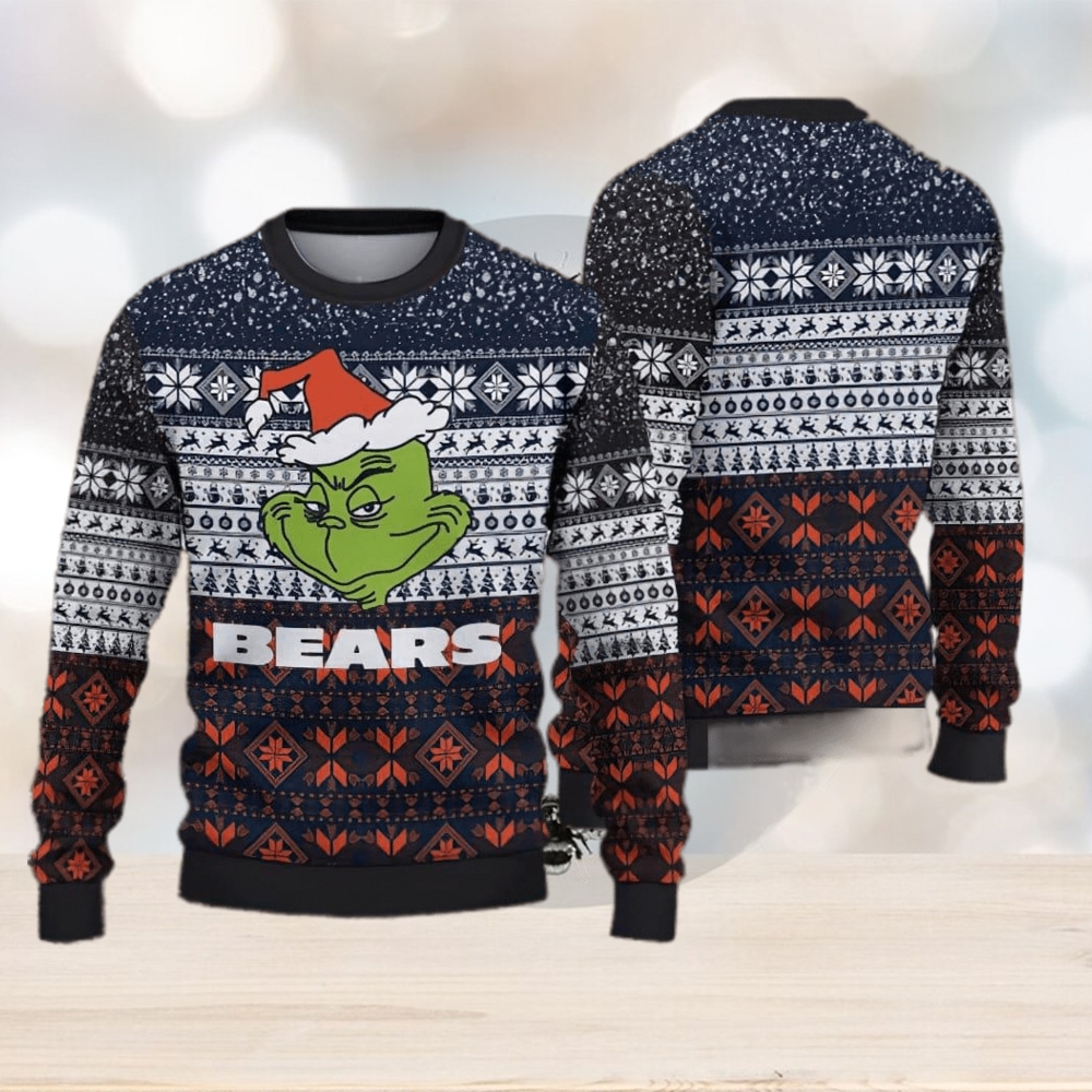 San Francisco 49ers Grinch Knit Ugly Christmas sweater - Limotees