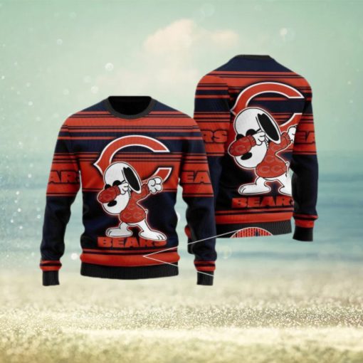 NFL Chicago Bears Football Snoopy Style New Ugly Christmas Sweater For Men And Women Gift Fans