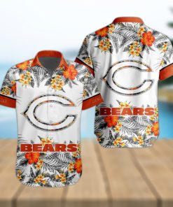 NFL Chicago Bears Hawaiian Shirt Special Floral Tropical Team Spirit