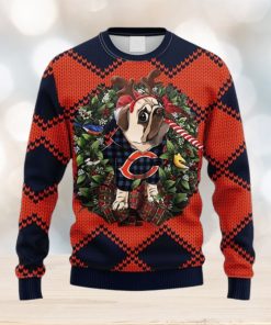 NFL Chicago Bears Pub Dog Christmas Ugly 3D Sweater For Men And Women Gift Ugly Christmas