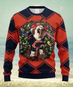 NFL Chicago Bears Pub Dog Christmas Ugly 3D Sweater For Men And Women Gift Ugly Christmas