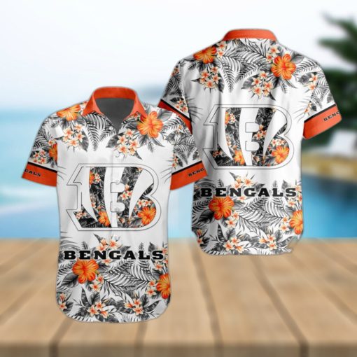 NFL Cincinnati Bengals Hawaiian Shirt Special Floral Tropical Team Spirit