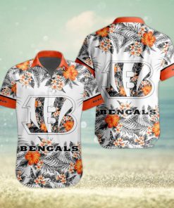 NFL Cincinnati Bengals with Louis Vuitton Logo Orange Hawaiian