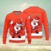 NFL Dallas Cowboys Christmas AOP Skiing Knitted Sweater For Fans