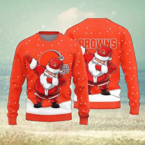 NFL Cleveland Browns Custom Christmas Knitted Sweater For Men And Women