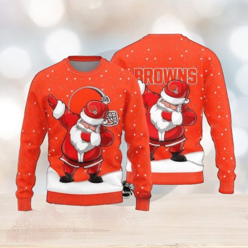 NFL Cleveland Browns Custom Christmas Knitted Sweater For Men And Women