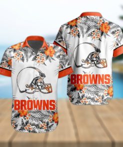 NFL Cleveland Browns Hawaiian Shirt Special Floral Tropical Team Spirit