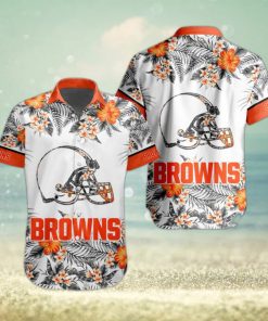 NFL Cleveland Browns Hawaiian Shirt Special Floral Tropical Team Spirit