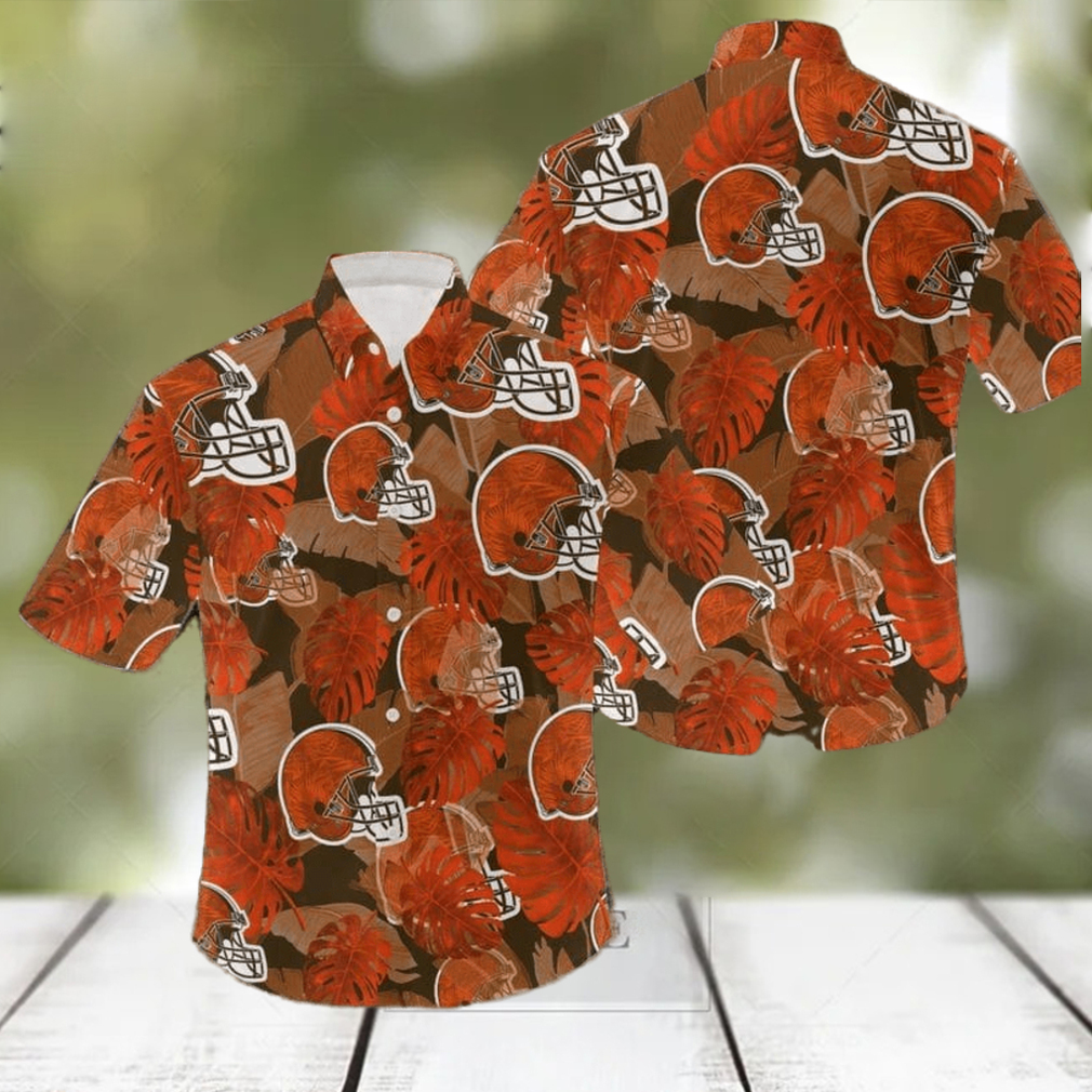 NEW FASHION 2023 Cleveland Browns Hawaiian Shirts flower gift for summer -  Limotees