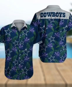 NFL Dallas Cowboys Hawaiian Shirt Tropical Flower All Over Print