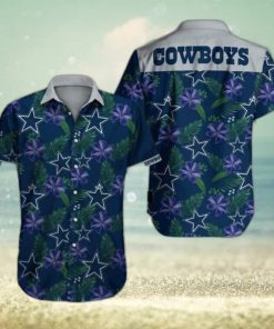 NFL Dallas Cowboys Hawaiian Shirt Tropical Flower All Over Print