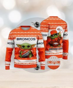 NFL Denver Broncos Christmas AOP Myrrh Knitted Sweater For Men And Women