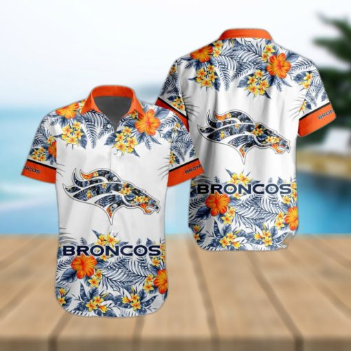 NFL Denver Broncos Hawaiian Shirt Special Floral Tropical Team Spirit