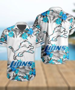 NFL Detroit Lions Hawaiian Shirt Special Floral Tropical Team Spirit