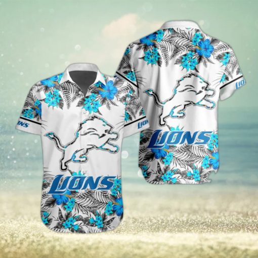 NFL Detroit Lions Hawaiian Shirt Special Floral Tropical Team Spirit