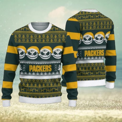 NFL Green Bay Packers Christmas All Over Print Embroider Knitted Sweater For Men And Women