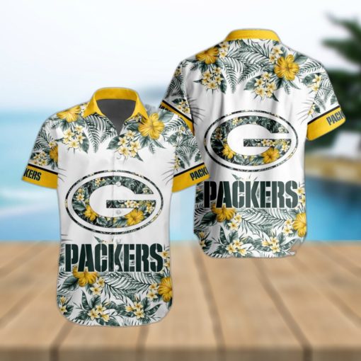 NFL Green Bay Packers Hawaiian Shirt Special Floral Tropical Team Spirit