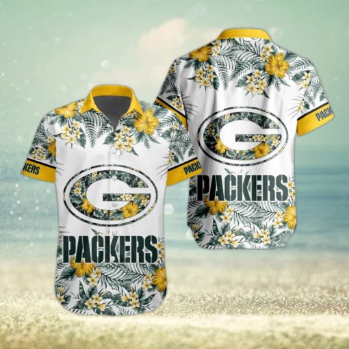 NFL Green Bay Packers Hawaiian Shirt Special Floral Tropical Team Spirit