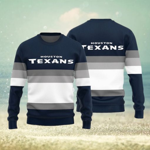 NFL Houston Texans All Over Print Teams Ugly Knitted Sweater For Christmas