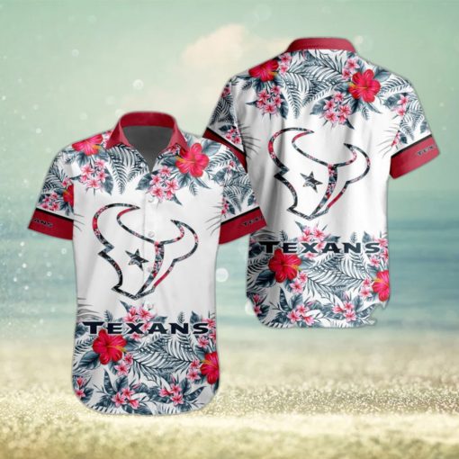 NFL Houston Texans Hawaiian Shirt Special Floral Tropical Team Spirit