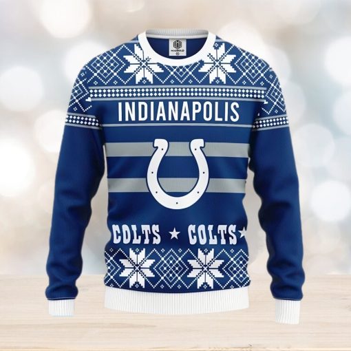 NFL Indianapolis Colts New Season Cold Knitted Christmas 3D Sweater