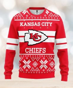 NFL Kansas City Chiefs New Season Weave Knitted Christmas 3D Sweater