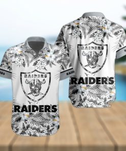 NFL Las Vegas Raiders Hawaiian Shirt Special Floral Tropical Team Spirit