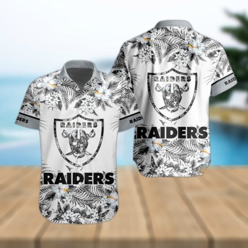 NFL Las Vegas Raiders Hawaiian Shirt Special Floral Tropical Team Spirit