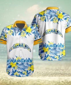 NFL Los Angeles Chargers Hawaiian Shirt Special Floral Tropical Team Spirit