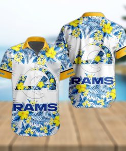 NFL Los Angeles Rams Hawaiian Shirt Special Floral Tropical Team Spirit