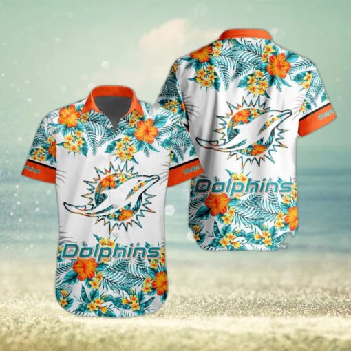 NFL Miami Dolphins Hawaiian Shirt Special Floral Tropical Team Spirit