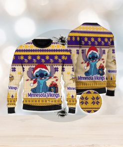 NFL Minnesota Vikings Cute Stitch Christmas Gift Ugly Christmas Sweater